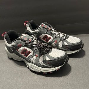New Balance 474 All Terrain Shoes Grey and Red Men 8.5